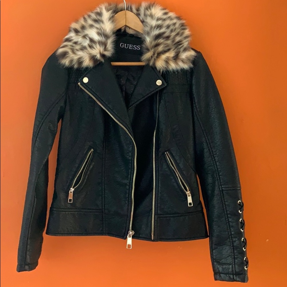 A Guess leather jacket